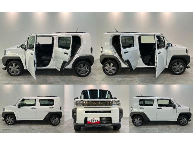 タフトＧターボダーククロムベンチャー　１０型ナビ　届出済未使用車衝突被害軽減ブレーキ　コーナーセンサー　１０型フルセグナビ　バックカメラ　ＤＶＤ再生　Ｂｌｕｅｔｏｏｔｈ　ＵＳＢ　前後ドラレコ　前席シートヒーター　電動パーキング　オートライト　クルコン　ターボ（滋賀県）の中古車