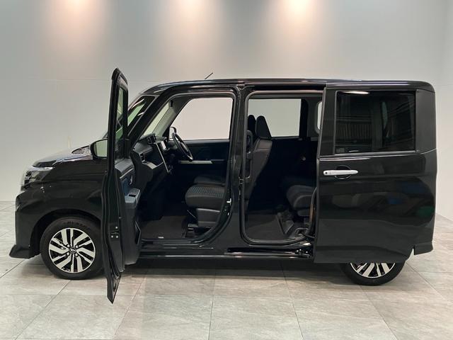 トールカスタムＧ　９型ディスプレイオーディオ　Ｂカメラ　クルコン衝突被害軽減ブレーキ　コーナーセンサー　９型ディスプレイオーディオ　フルセグ　Ｂｌｕｅｔｏｏｔｈ　ＵＳＢ　バックカメラ　両側電動スライドドア　電動パーキング　ＬＥＤ　レーダークルーズコントロール（滋賀県）の中古車