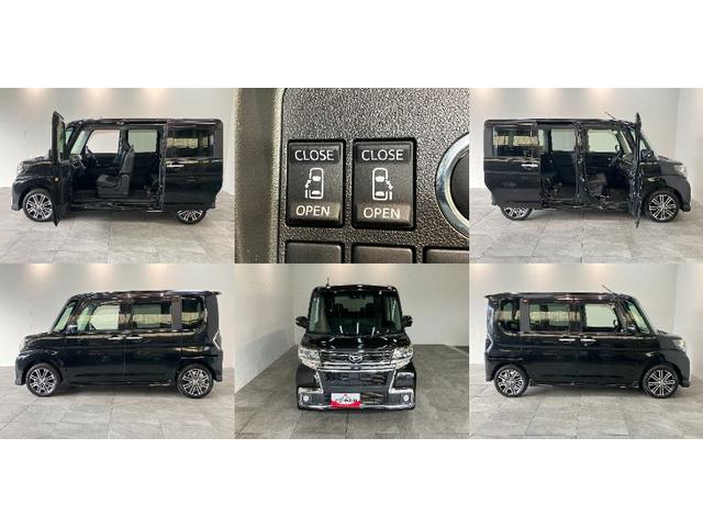 タントカスタムRSトップエディションSA2 8型ナビ バックカメラ衝突被害軽減ブレーキ スマアシ2 8型フルセグナビ Bluetooth DVD USB バックカメラ ドラレコ ETC 両側電動スライドドア LED オートライト スマートキー タイヤ4本新品交換済(滋賀県)の中古車