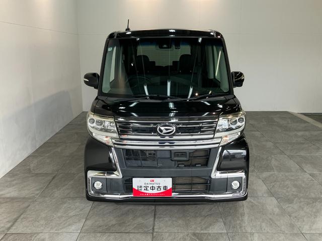 タントカスタムRSトップエディションSA2 8型ナビ バックカメラ衝突被害軽減ブレーキ スマアシ2 8型フルセグナビ Bluetooth DVD USB バックカメラ ドラレコ ETC 両側電動スライドドア LED オートライト スマートキー タイヤ4本新品交換済(滋賀県)の中古車