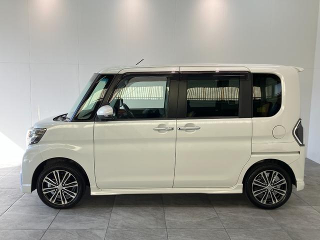 タントカスタムRSトップエディションSA フルセグナビ Bカメラ衝突被害軽減ブレーキ ターボ フルセグナビ Bluetooth DVD再生 USB バックカメラ ドラレコ ETC 両側電動スライドドア 前席シートヒーター LED スマートキー エコアイドル(滋賀県)の中古車