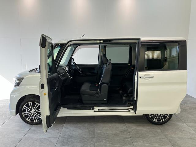 タントカスタムRSトップエディションSA フルセグナビ Bカメラ衝突被害軽減ブレーキ ターボ フルセグナビ Bluetooth DVD再生 USB バックカメラ ドラレコ ETC 両側電動スライドドア 前席シートヒーター LED スマートキー エコアイドル(滋賀県)の中古車