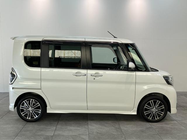 タントカスタムRSトップエディションSA フルセグナビ Bカメラ衝突被害軽減ブレーキ ターボ フルセグナビ Bluetooth DVD再生 USB バックカメラ ドラレコ ETC 両側電動スライドドア 前席シートヒーター LED スマートキー エコアイドル(滋賀県)の中古車