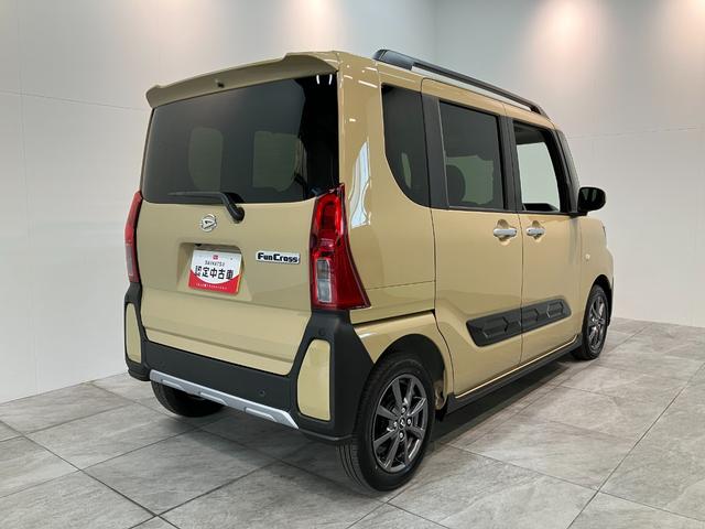 タントファンクロス 9型ディスプレイオーディオ 届出済未使用車衝突被害軽減ブレーキ コーナーセンサー 9型ディスプレイオーディオ フルセグ Bluetooth USB バックカメラ 両側電動スライドドア 前席シートヒーター LED スマートキー エコアイドル(滋賀県)の中古車