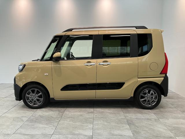 タントファンクロス 9型ディスプレイオーディオ 届出済未使用車衝突被害軽減ブレーキ コーナーセンサー 9型ディスプレイオーディオ フルセグ Bluetooth USB バックカメラ 両側電動スライドドア 前席シートヒーター LED スマートキー エコアイドル(滋賀県)の中古車