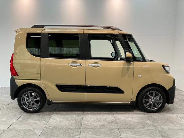 タントファンクロス 9型ディスプレイオーディオ 届出済未使用車衝突被害軽減ブレーキ コーナーセンサー 9型ディスプレイオーディオ フルセグ Bluetooth USB バックカメラ 両側電動スライドドア 前席シートヒーター LED スマートキー エコアイドル(滋賀県)の中古車