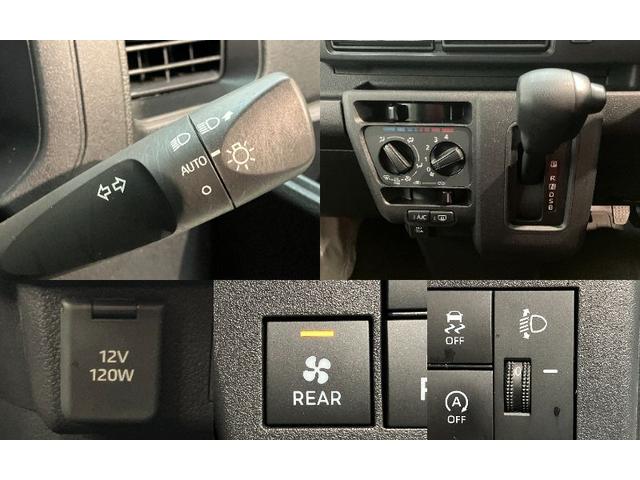 ハイゼットカーゴＤＸ　４ＷＤ　コーナーセンサー　ドラレコ　キーレスエントリー衝突被害軽減ブレーキ　スマアシ　コーナーセンサー　前席パワーウインドウ　ＡＭ／ＦＭステレオ　両側スライドドア　パートタイム４ＷＤ　オートライト　マニュアルレベリング　ドラレコ（滋賀県）の中古車