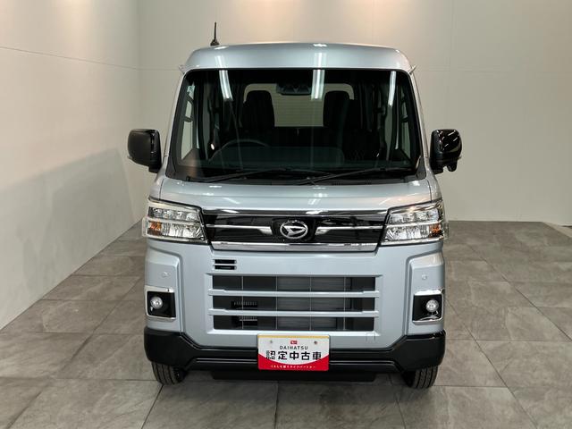 アトレーRS 4WD レーダークルコン 届出済未使用車衝突被害軽減ブレーキ コーナーセンサー 4WD ターボ バックカメラ(ナビ装着時用) 両側電動スライドドア LED オートライト 電動格納式ミラー クルコン オートエアコン スマートキー エコアイドル(滋賀県)の中古車