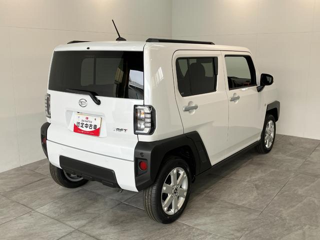 タフトG コーナーセンサー レーダークルコン 届出済未使用車衝突被害軽減ブレーキ コーナーセンサー バックカメラ(ナビ装着時用) 前席シートヒーター 電動パーキング スカイフィールトップ クルーズコントロール LED オートライト オートエアコン スマートキー(滋賀県)の中古車