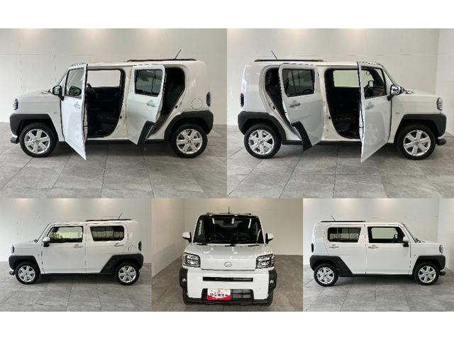 タフトG コーナーセンサー レーダークルコン 届出済未使用車衝突被害軽減ブレーキ コーナーセンサー バックカメラ(ナビ装着時用) 前席シートヒーター 電動パーキング スカイフィールトップ クルーズコントロール LED オートライト オートエアコン スマートキー(滋賀県)の中古車