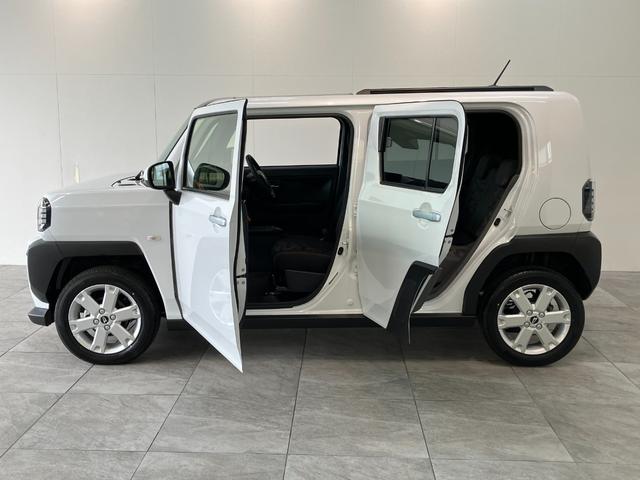 タフトG コーナーセンサー レーダークルコン 届出済未使用車衝突被害軽減ブレーキ コーナーセンサー バックカメラ(ナビ装着時用) 前席シートヒーター 電動パーキング スカイフィールトップ クルーズコントロール LED オートライト オートエアコン スマートキー(滋賀県)の中古車