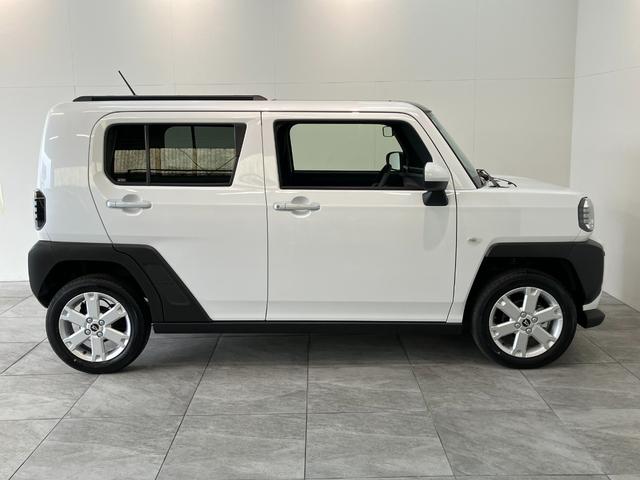 タフトG コーナーセンサー レーダークルコン 届出済未使用車衝突被害軽減ブレーキ コーナーセンサー バックカメラ(ナビ装着時用) 前席シートヒーター 電動パーキング スカイフィールトップ クルーズコントロール LED オートライト オートエアコン スマートキー(滋賀県)の中古車