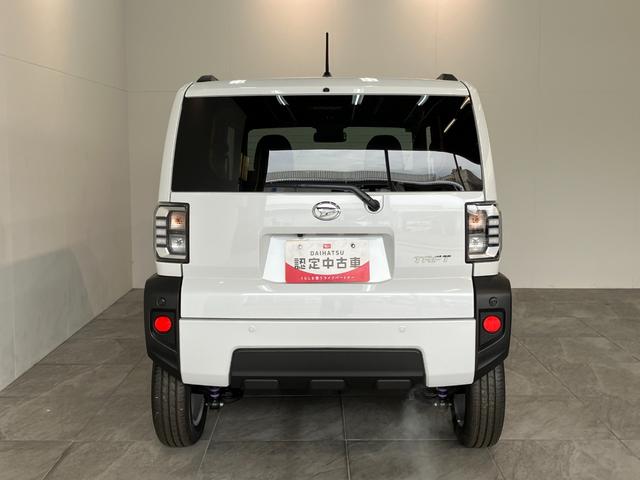 タフトG コーナーセンサー レーダークルコン 届出済未使用車衝突被害軽減ブレーキ コーナーセンサー バックカメラ(ナビ装着時用) 前席シートヒーター 電動パーキング スカイフィールトップ クルーズコントロール LED オートライト オートエアコン スマートキー(滋賀県)の中古車