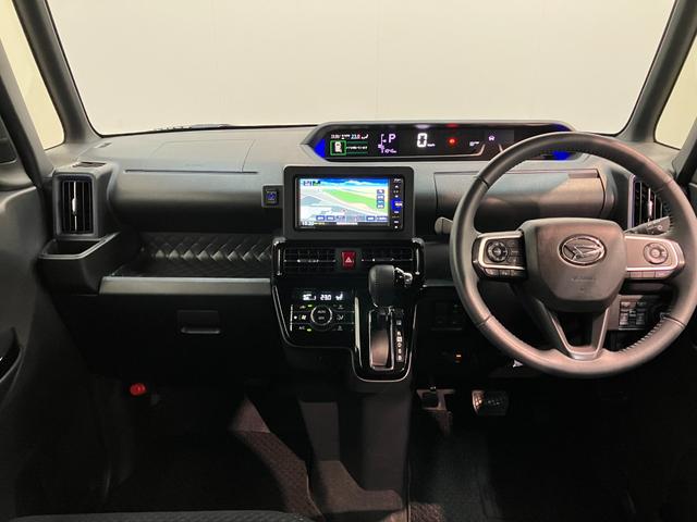 タントカスタムRS フルセグナビ パノラマカメラ レーダークルコン衝突被害軽減ブレーキ コーナーセンサー フルセグナビ Bluetooth DVD再生 USB パノラマカメラ ドラレコ TVコントロール 両側電動スライドドア 前席シートヒーター LED クルコン(滋賀県)の中古車