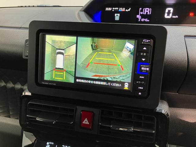 タントカスタムRS フルセグナビ パノラマカメラ レーダークルコン衝突被害軽減ブレーキ コーナーセンサー フルセグナビ Bluetooth DVD再生 USB パノラマカメラ ドラレコ TVコントロール 両側電動スライドドア 前席シートヒーター LED クルコン(滋賀県)の中古車