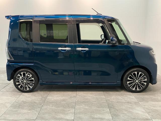 タントカスタムRS 9型フルセグナビ パノラマカメラ 車検整備付衝突被害軽減ブレーキ コーナーセンサー 9型フルセグナビ Bluetooth DVD USB 前後ドラレコ パノラマカメラ レーダークルーズコントロール 両側電動スライドドア シートヒーター LED(滋賀県)の中古車