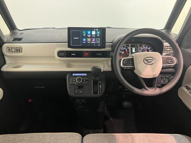 ムーヴキャンバスストライプスＧ　９型ディスプレイオーディオ　レーダークルコン衝突被害軽減ブレーキ　コーナーセンサー　９型ディスプレイオーディオ　フルセグ　Ｂｌｕｅｔｏｏｔｈ　ＵＳＢ　パノラマカメラ　両側電動スライドドア　前席シートヒーター　ＬＥＤ　レーダークルーズコントロール（滋賀県）の中古車