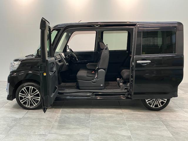 タントカスタムＲＳ　ＳＡ　８型ナビ　後席モニター　バックカメラ衝突被害軽減ブレーキ　ターボ　８型フルセグナビ　Ｂｌｕｅｔｏｏｔｈ　ＤＶＤ再生　ＵＳＢ　バックカメラ　フリップダウンモニター　ＥＴＣ　両側電動スライドドア　ＬＥＤ　スマートキー　エコアイドル（滋賀県）の中古車