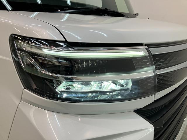 タントカスタムＲＳ　８型フルセグナビ　バックカメラ　車検整備付衝突被害軽減ブレーキ　コーナーセンサー　ターボ　８型フルセグナビ　Ｂｌｕｅｔｏｏｔｈ　ＤＶＤ再生　ＵＳＢ　バックカメラ　ＴＶコントロール　両側電動スライドドア　前席シートヒーター　ＬＥＤ　クルコン（滋賀県）の中古車