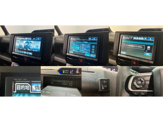 タントカスタムＲＳ　８型フルセグナビ　バックカメラ　車検整備付衝突被害軽減ブレーキ　コーナーセンサー　ターボ　８型フルセグナビ　Ｂｌｕｅｔｏｏｔｈ　ＤＶＤ再生　ＵＳＢ　バックカメラ　ＴＶコントロール　両側電動スライドドア　前席シートヒーター　ＬＥＤ　クルコン（滋賀県）の中古車