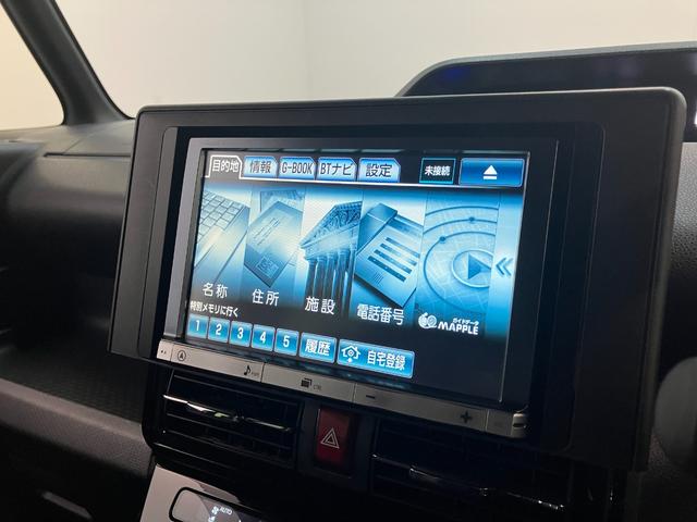 タントカスタムＲＳ　８型フルセグナビ　バックカメラ　車検整備付衝突被害軽減ブレーキ　コーナーセンサー　ターボ　８型フルセグナビ　Ｂｌｕｅｔｏｏｔｈ　ＤＶＤ再生　ＵＳＢ　バックカメラ　ＴＶコントロール　両側電動スライドドア　前席シートヒーター　ＬＥＤ　クルコン（滋賀県）の中古車