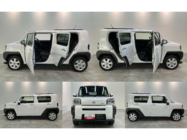 タフトG コーナーセンサー シートヒーター クルーズコントロール衝突被害軽減ブレーキ コーナーセンサー バックカメラ(ナビ装着時用) 前席シートヒーター 電動パーキング スカイフィールトップ LED レーダークルーズコントロール スマートキー エコアイドル(滋賀県)の中古車