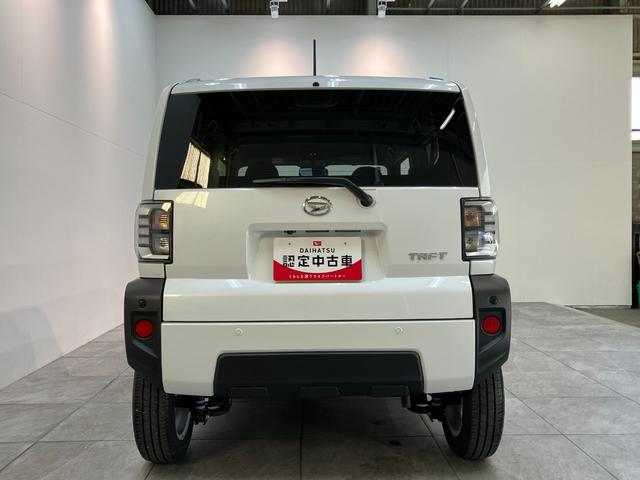 タフトG コーナーセンサー シートヒーター クルーズコントロール衝突被害軽減ブレーキ コーナーセンサー バックカメラ(ナビ装着時用) 前席シートヒーター 電動パーキング スカイフィールトップ LED レーダークルーズコントロール スマートキー エコアイドル(滋賀県)の中古車