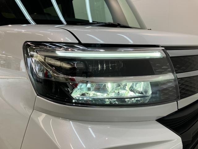 タントカスタムＲＳ　９型ディスプレイオーディオ　届出済未使用車衝突被害軽減ブレーキ　コーナーセンサー　９型ディスプレイオーディオ　フルセグ　Ｂｌｕｅｔｏｏｔｈ　ＵＳＢ　バックカメラ　両側電動スライドドア　前席シートヒーター　ＬＥＤ　スマートキー　電動パーキング（滋賀県）の中古車