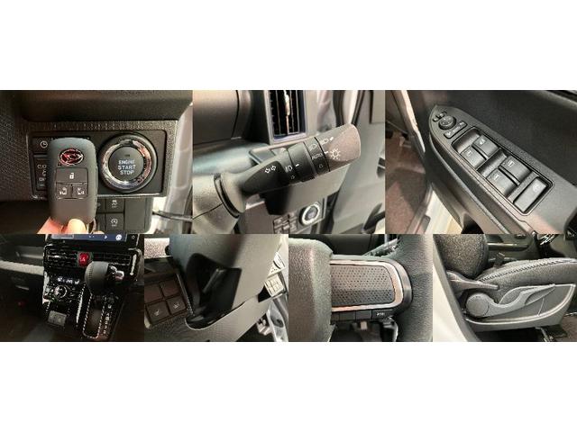 タントカスタムＲＳ　９型ディスプレイオーディオ　届出済未使用車衝突被害軽減ブレーキ　コーナーセンサー　９型ディスプレイオーディオ　フルセグ　Ｂｌｕｅｔｏｏｔｈ　ＵＳＢ　バックカメラ　両側電動スライドドア　前席シートヒーター　ＬＥＤ　スマートキー　電動パーキング（滋賀県）の中古車