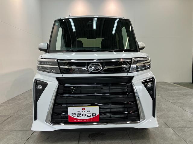 タントカスタムＲＳ　９型ディスプレイオーディオ　届出済未使用車衝突被害軽減ブレーキ　コーナーセンサー　９型ディスプレイオーディオ　フルセグ　Ｂｌｕｅｔｏｏｔｈ　ＵＳＢ　バックカメラ　両側電動スライドドア　前席シートヒーター　ＬＥＤ　スマートキー　電動パーキング（滋賀県）の中古車