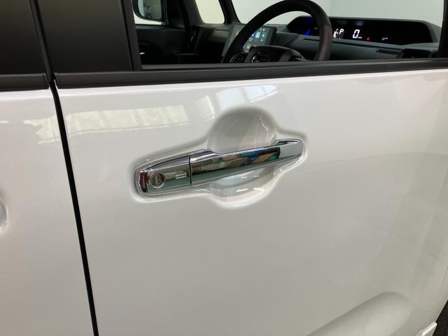 タントカスタムＲＳ　９型ディスプレイオーディオ　届出済未使用車衝突被害軽減ブレーキ　コーナーセンサー　９型ディスプレイオーディオ　フルセグ　Ｂｌｕｅｔｏｏｔｈ　ＵＳＢ　バックカメラ　両側電動スライドドア　前席シートヒーター　ＬＥＤ　スマートキー　電動パーキング（滋賀県）の中古車