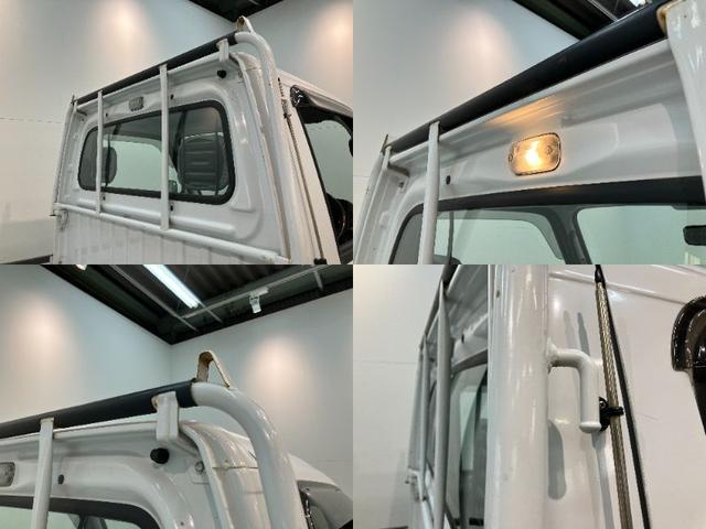 サンバートラックTB 5MT 4WD エアコン 荷台作業灯 車検整備付5MT パートタイム4WD AM/FMラジオ マニュアルエアコン マニュアルレベリング 荷台作業灯(滋賀県)の中古車