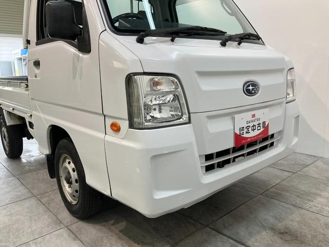 サンバートラックTB 5MT 4WD エアコン 荷台作業灯 車検整備付5MT パートタイム4WD AM/FMラジオ マニュアルエアコン マニュアルレベリング 荷台作業灯(滋賀県)の中古車