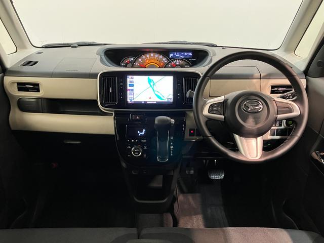 ムーヴキャンバスＧメイクアップＳＡ２　８型ナビ　パノラマカメラ　車検整備付衝突被害軽減ブレーキ　８型フルセグナビ　パノラマカメラ　ＤＶＤ再生　Ｂｌｕｅｔｏｏｔｈ　ＵＳＢ　ドラレコ　ＥＴＣ　両側電動スライドドア　ＬＥＤヘッドライト　オートライト　オートエアコン　エコアイドル（滋賀県）の中古車