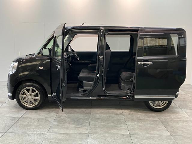 ムーヴキャンバスＧメイクアップＳＡ２　８型ナビ　パノラマカメラ　車検整備付衝突被害軽減ブレーキ　８型フルセグナビ　パノラマカメラ　ＤＶＤ再生　Ｂｌｕｅｔｏｏｔｈ　ＵＳＢ　ドラレコ　ＥＴＣ　両側電動スライドドア　ＬＥＤヘッドライト　オートライト　オートエアコン　エコアイドル（滋賀県）の中古車