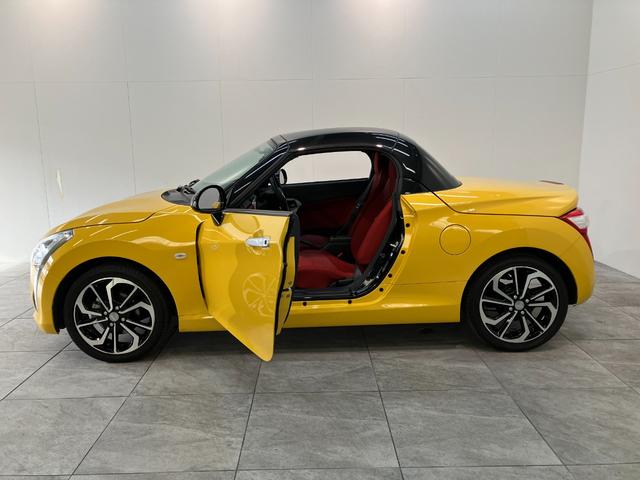 コペンローブ ターボ CDステレオ シートヒーター LED電動オープンルーフ CDステレオ USB シートヒーター LEDヘッドライト オートライト スマートキー オートエアコン エコアイドル エクスプレイ仕様アルミ(滋賀県)の中古車