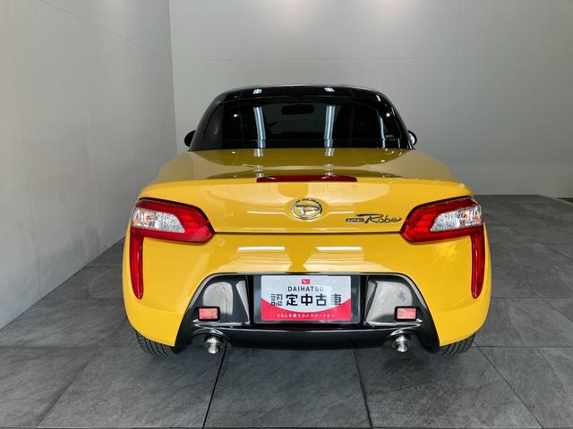 コペンローブ ターボ CDステレオ シートヒーター LED電動オープンルーフ CDステレオ USB シートヒーター LEDヘッドライト オートライト スマートキー オートエアコン エコアイドル エクスプレイ仕様アルミ(滋賀県)の中古車