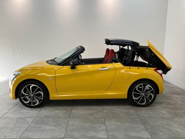 コペンローブ ターボ CDステレオ シートヒーター LED電動オープンルーフ CDステレオ USB シートヒーター LEDヘッドライト オートライト スマートキー オートエアコン エコアイドル エクスプレイ仕様アルミ(滋賀県)の中古車