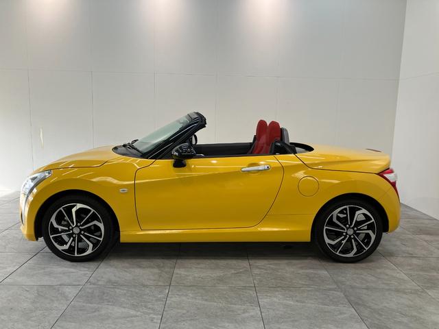 コペンローブ ターボ CDステレオ シートヒーター LED電動オープンルーフ CDステレオ USB シートヒーター LEDヘッドライト オートライト スマートキー オートエアコン エコアイドル エクスプレイ仕様アルミ(滋賀県)の中古車