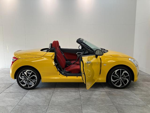 コペンローブ ターボ CDステレオ シートヒーター LED電動オープンルーフ CDステレオ USB シートヒーター LEDヘッドライト オートライト スマートキー オートエアコン エコアイドル エクスプレイ仕様アルミ(滋賀県)の中古車