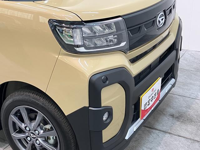 タントファンクロス 9型ディスプレイオーディオ 届出済未使用車衝突被害軽減ブレーキ コーナーセンサー 9型ディスプレイオーディオ フルセグ Bluetooth USB バックカメラ 両側電動スライドドア 前席シートヒーター LED スマートキー エコアイドル(滋賀県)の中古車