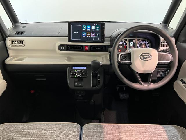 ムーヴキャンバスストライプスＧ　４ＷＤ　９型ディスプレイオーディオ　Ｂカメラ衝突被害軽減ブレーキ　コーナーセンサー　９型ディスプレイオーディオ　フルセグ　Ｂｌｕｅｔｏｏｔｈ　ＵＳＢ　バックカメラ　両側電動スライドドア　前席シートヒーター　ＬＥＤ　オートライト　フルタイム４ＷＤ（滋賀県）の中古車