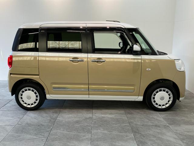 ムーヴキャンバスストライプスＧ　４ＷＤ　９型ディスプレイオーディオ　Ｂカメラ衝突被害軽減ブレーキ　コーナーセンサー　９型ディスプレイオーディオ　フルセグ　Ｂｌｕｅｔｏｏｔｈ　ＵＳＢ　バックカメラ　両側電動スライドドア　前席シートヒーター　ＬＥＤ　オートライト　フルタイム４ＷＤ（滋賀県）の中古車