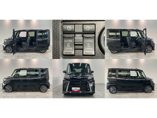 タントカスタムRS ターボ フルセグナビ バックカメラ LED衝突被害軽減ブレーキ コーナーセンサー ターボ フルセグナビ Bluetooth DVD再生 USB バックカメラ 両側電動スライドドア 前席シートヒーター LED スマートキー エコアイドル(滋賀県)の中古車