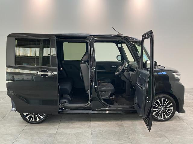 タントカスタムRS ターボ フルセグナビ バックカメラ LED衝突被害軽減ブレーキ コーナーセンサー ターボ フルセグナビ Bluetooth DVD再生 USB バックカメラ 両側電動スライドドア 前席シートヒーター LED スマートキー エコアイドル(滋賀県)の中古車