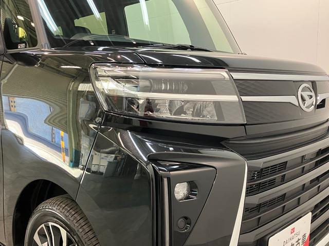 タントカスタムRS ターボ フルセグナビ バックカメラ LED衝突被害軽減ブレーキ コーナーセンサー ターボ フルセグナビ Bluetooth DVD再生 USB バックカメラ 両側電動スライドドア 前席シートヒーター LED スマートキー エコアイドル(滋賀県)の中古車