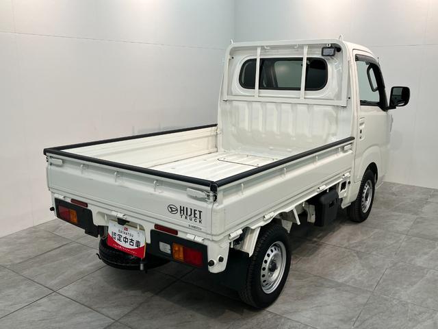 ハイゼットトラックエクストラ 4WD CVT デフロック ドラレコ 荷台作業灯衝突被害軽減ブレーキ コーナーセンサー パートタイム4WD AM/FMラジオ ドラレコ デフロック スマートキー パワーウインドウ オートライト マニュアルエアコン 荷台作業灯 4枚リーフスプリング(滋賀県)の中古車