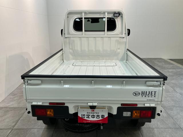 ハイゼットトラックエクストラ 4WD CVT デフロック ドラレコ 荷台作業灯衝突被害軽減ブレーキ コーナーセンサー パートタイム4WD AM/FMラジオ ドラレコ デフロック スマートキー パワーウインドウ オートライト マニュアルエアコン 荷台作業灯 4枚リーフスプリング(滋賀県)の中古車