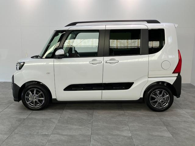 タントファンクロス　９型ディスプレイオーディオ　届出済未使用車衝突被害軽減ブレーキ　コーナーセンサー　９型ディスプレイオーディオ　フルセグ　Ｂｌｕｅｔｏｏｔｈ　ＵＳＢ　バックカメラ　両側電動スライドドア　前席シートヒーター　ＬＥＤ　スマートキー　エコアイドル（滋賀県）の中古車