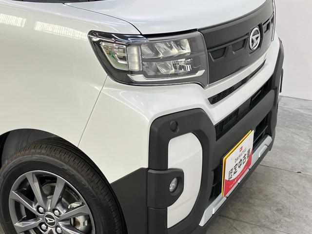 タントファンクロス　９型ディスプレイオーディオ　届出済未使用車衝突被害軽減ブレーキ　コーナーセンサー　９型ディスプレイオーディオ　フルセグ　Ｂｌｕｅｔｏｏｔｈ　ＵＳＢ　バックカメラ　両側電動スライドドア　前席シートヒーター　ＬＥＤ　スマートキー　エコアイドル（滋賀県）の中古車